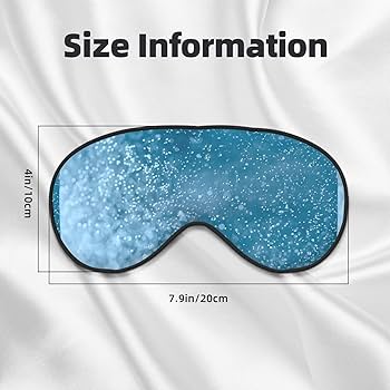 Amazon.com: Xiso Ver Air Bubbles in Water Sleep Mask